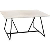 Oasis™ Sitting Teaming Table, 48" L x 60" W x 29" H, White OQ702 | Auto-Cam