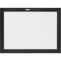 Black MDF Frame Whiteboard, Dry-Erase/Magnetic, 24" W x 18" H OR130 | Auto-Cam