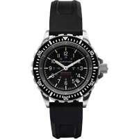 Large Diver's Automatic Watch, Digital, Battery Operated, 41 mm, Black Auto-Cam