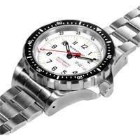 Arctic Edition Jumbo Day/Date Automatic with Stainless Steel Bracelet, Digital, Battery Operated, 46 mm, Silver Auto-Cam