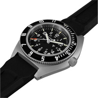 Montre Steel Navigator avec date sur ensemble bracelet en caoutchouc noir de trois morceaux, Numérique, À piles, 41 mm, Noir OR482 | Auto-Cam