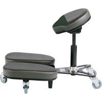 Chaise à genoux réglable, Vinyle, Noir/gris OR511 | Auto-Cam