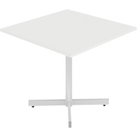 Table carr&eacute;e &agrave; hauteur r&eacute;glable Newland, 36" lo x 36" la x 29" h, Dessus de 1", Stratifi&eacute;, Blanc Auto-Cam