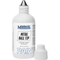 Marqueur Paint-Riter avec pointe en bille m&eacute;tallique, Liquide, Blanc Auto-Cam