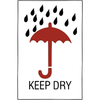 "Keep Dry" Special Handling Labels, 6" L x 4" W, Red on White Auto-Cam