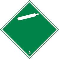 &eacute;tiquettes d'exp&eacute;dition TMD, Classe 2, Gaz, Papier Auto-Cam