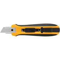 Five-Position Safety Knife, 18 mm, Silver, Rubber Handle Auto-Cam