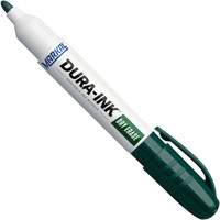 Dura-Ink&reg; Dry Erase Ink Markers, Green, Bullet Tip Auto-Cam