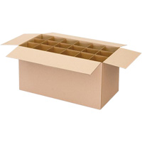 Boîte d'exp&eacute;dition pour cannettes a&eacute;rosols, 12-1/4" lo x 9-3/16" la x 10-5/16" h, ondulations C Auto-Cam