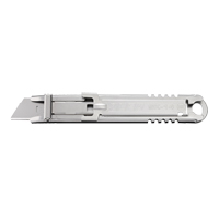 Self-Retracting Safety Knife, 14.5 mm, Stainless Steel, Stainless Steel Handle Auto-Cam