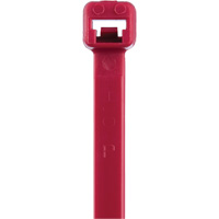 T Series Cable Ties, 8" Long, 50 lbs. Tensile Strength, Red PG629 | Auto-Cam
