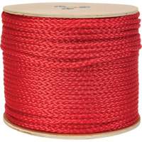 Braided Red Rope, Polypropylene, 500' Auto-Cam