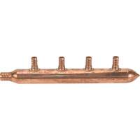 Four Branch Manifold, 3/4" Dia., Copper Auto-Cam