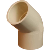 Raccord coude 45° Flowguard Gold, Standard, PVC-C, 1/2" Auto-Cam