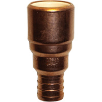 Adaptateur de tuyau, Embout femelle x PEX cannel&eacute;, 1/2" dia., Cuivre/PVC-C Auto-Cam