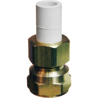 Adaptateur de transition, 1/2" dia., Laiton/PVC-C Auto-Cam