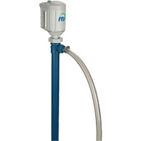 PFP Drum Pump, Polypropylene/PVDF, 22 GPM/40 GPM Auto-Cam