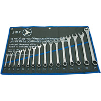CWS-16M Raised Panel Wrench Set, Combination, 16 Pieces, Metric Auto-Cam