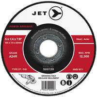 POWER ABRASIVE&reg; Grinding Wheel, 4" x 1/4", 5/8" Arbor, Type 27 Auto-Cam