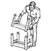 Supports empilables mobiles, 12" la x 16" p, Capacit&eacute; de 2500 lb Auto-Cam