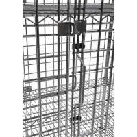 Security Cart, Chrome Plated, 48" x 69" x 24", 500 lbs. Capacity Auto-Cam