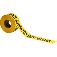 Barricade Tape, English, 3" W x 200' L, 3 mils, Black on Yellow Auto-Cam