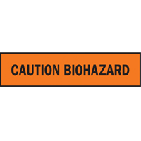 Barricade Tape, English, 3" W x 1000' L, 3.5 mils, Black on Orange Auto-Cam