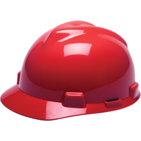Casques de protection V-Gard<sup>MD</sup> - Suspensions Fas-Trac<sup>MD</sup>, Suspension Rochet, Rouge SAF974 | Auto-Cam