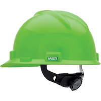 Casques de protection V-Gard<sup>MD</sup> - Suspensions Fas-Trac<sup>MD</sup>, Suspension Rochet, Vert lime SAF978 | Auto-Cam