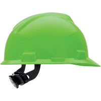 Casques de protection V-Gard<sup>MD</sup> - Suspensions Fas-Trac<sup>MD</sup>, Suspension Rochet, Vert lime SAF978 | Auto-Cam