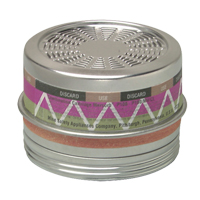 Cartouches pour respirateurs Comfo, Cartouche gaz/vapeur, Vapeurs organiques/P100 Auto-Cam