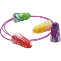 SparkPlugs&reg; Foam Earplugs, Bulk - Box, Corded Auto-Cam