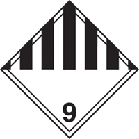Miscellaneous Danger TDG Shipping Labels, 4" L x 4" W, Black on White SAG884 | Auto-Cam