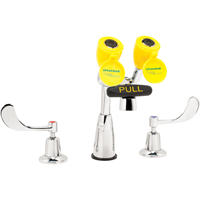 Postes de douches oculaires d'urgence connectés