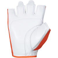 Vibrastop Half-Finger Vibration-Dampening Gloves, Size Medium, Goatskin Palm Auto-Cam