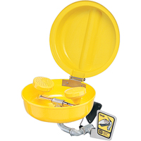 Eye/Face Wash With Cover, Pedestal Installation, Plastic Bowl Auto-Cam