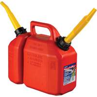 Combo jerrican essence/huile, 2,17 gal. US/8,25 L, Rouge, Homologué CSA/ULC SAK857 | Auto-Cam