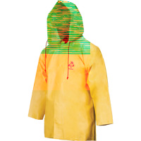 Manteau imperm&eacute;able Neo-slick r&eacute;sistant aux produits chimiques & &agrave; l'acide, Petit, Jaune, N&eacute;opr&egrave;ne Auto-Cam