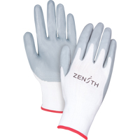 Gants l&eacute;gers enduits et respirants, 7/Petit, R&ecirc;vetement Mousse de nitrile, Calibre 13, Enveloppe en Polyester Auto-Cam