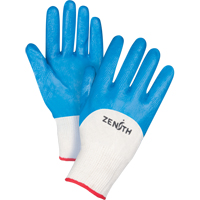Gants enduits et tricot&eacute;s sans coutures de poids moyen, 7/Petit, R&ecirc;vetement Nitrile, Calibre 13, Enveloppe en Coton Auto-Cam