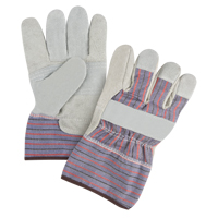 Premium Patch Palm Fitters Gloves, Large, Split Cowhide Palm, Cotton Inner Lining Auto-Cam