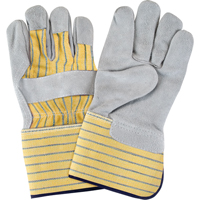 Premium Quality Fitters Gloves, Large, Split Cowhide Palm, Cotton Inner Lining Auto-Cam
