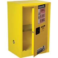 Sure-Grip&reg; EX Compac Flammable Safety Cabinet, 12 gal., 1 Door, 23.25" W x 35" H x 18" D Auto-Cam