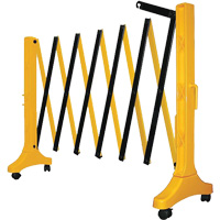Barri&egrave;re Xpandit, 36" h x 11,5' lo, Noir/Jaune Auto-Cam
