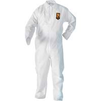 Kleenguard A20 Coveralls, Medium, White, SMS Auto-Cam