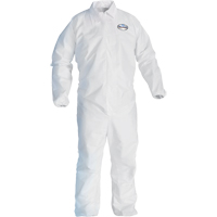 Kleenguard A40 Coveralls, Medium, White, Microporous Auto-Cam