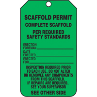 &eacute;tiquettes de s&eacute;curit&eacute; d'inspection et de contr&ocirc;le de l'&eacute;tat de l'&eacute;quipement, Papier cartonn&eacute;, 3-1/8" la x 5-7/8" h, Anglais Auto-Cam