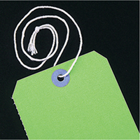 Options de finition pour &eacute;tiquettes - cordons d'attache Auto-Cam