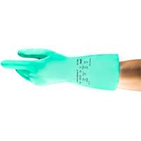 Solvex&reg; 37-145 Gloves, Size Small/7, 13" L, Nitrile, 11-mil Auto-Cam