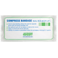 Compress (Pressure) Bandages - Sterile, 4-1/4" L x 3-1/2" W Auto-Cam